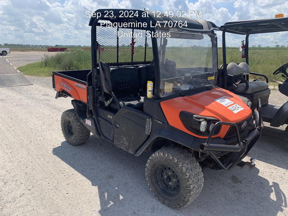 2019 Kubota RTV-XG850WL-H 4wd Utility Cart, Gas, 2 Seat, LED Strobe, Windshield Tempered Glass, Plastic Canopy, Wire Harness Kit, Backup Alarm
