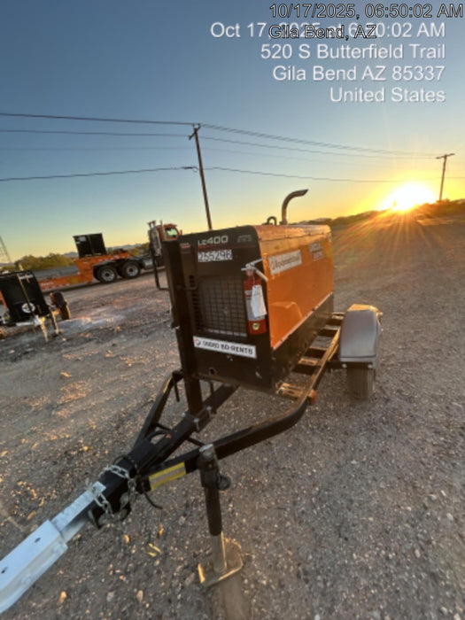 2022 Lincoln Electric LE400 Kubota V1505, Trlr, Cable Rack, Light Kit, ES Decals, T3