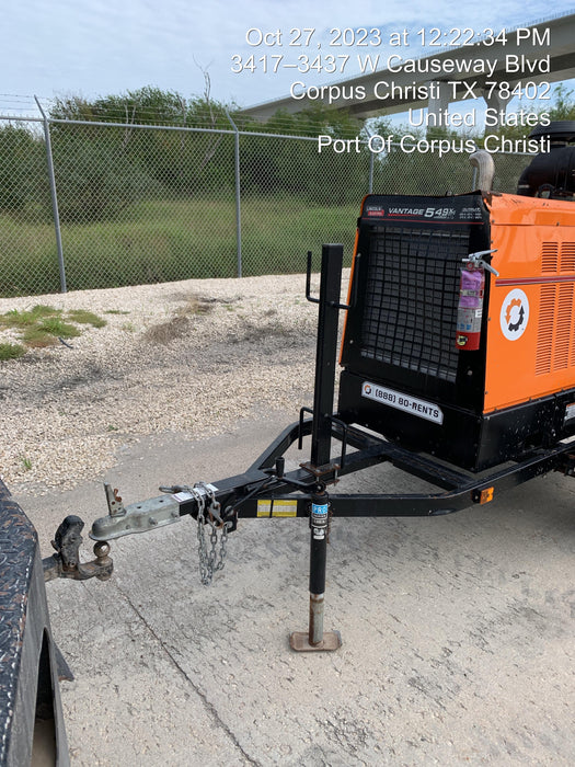 2022 Lincoln Electric Vantage 549X Crosslink Technology, Trailer Mounted, ES Decals, T3