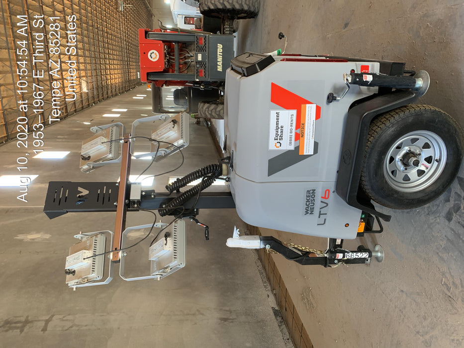 2019 Wacker Neuson LTV6K-LED Standard LED Towable Light Tower w/None