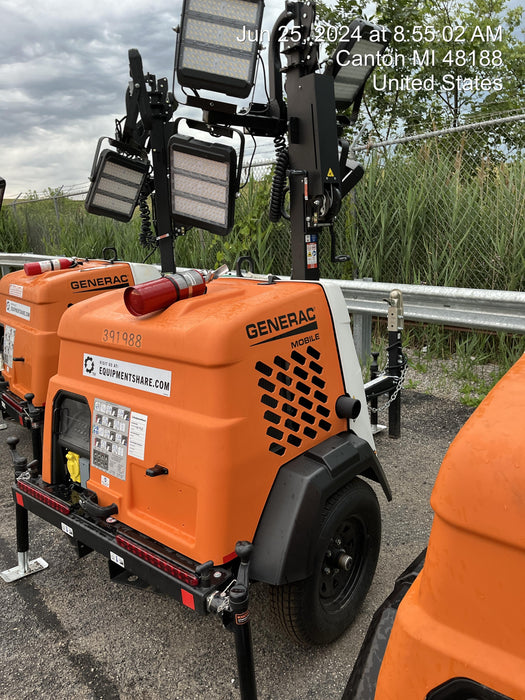 2024 Generac MLT2 Diesel, Flex Switch 120V Input, Powerzone Controller, 
(4) 320W LED Lights, 4kW Generator, 39.9 Gal Fuel Tank, 2" Ball, T3