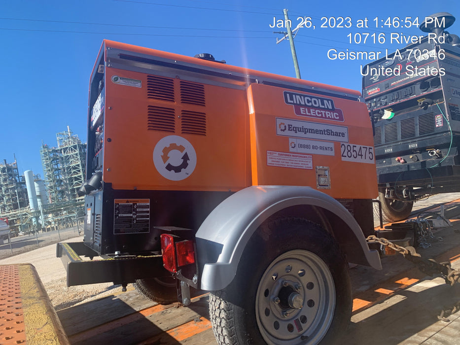 2022 Lincoln Electric LE400 Kubota V1505, Trlr, Cable Rack, Light Kit, ES Decals, T3