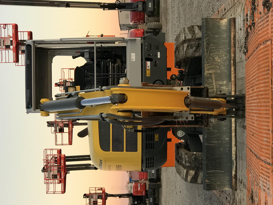 Wacker Neuson EZ53 Open ROPS, Rubber Tracks, Long Dipperstick, Bucket