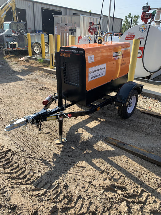 2021 Lincoln Electric Vantage 322 Vantage 322 Ready Pak 3 w/ Decals, ORANGE (includes trailer, cable rack, fender light kit) NO Telematics