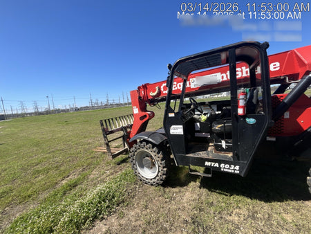 2019 Manitou MTA6034 Manitou MTA6034 Canopy, LED Work Lights, Solid Tires, Beacon, Auxiliary Hydraulics w/48" Carriage and 48" Forks