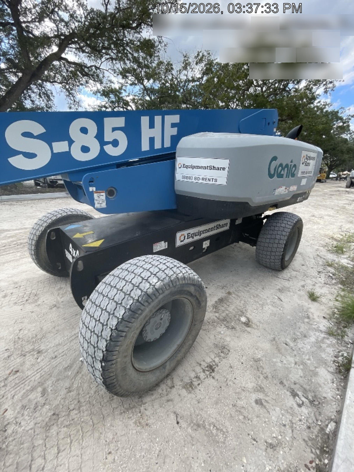 2021 GENIE S-85 HF