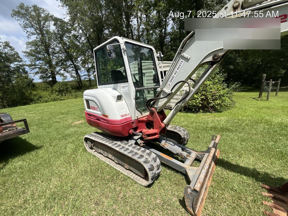 2020 Takeuchi TB-235-2CR Cab/Heat/Air, Rubber Tracks, Manual TAG QC