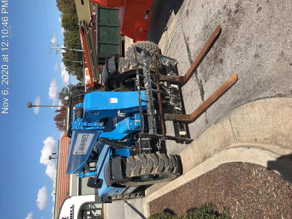 2019 Genie GTH-636 Canopy, Solid RT Tires, LED Work Lights, Beacon 60" QA Carriage, 48" Forks