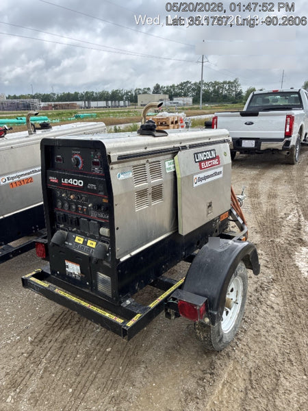2024 Lincoln Electric LE400 Kubota V1505, Trlr, Cable Rack, Light Kit, ES Decals, T3