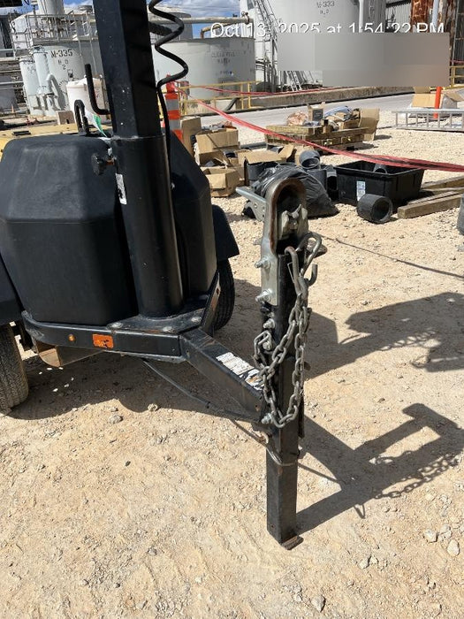 2022 Allmand NLV3GR (4) LED Light Fixture 350W, 23' Vertical Mast, 3kW Prime, Towable, Deep Sea L401, Leveling Jacks, Yanmar T4F 5.8hp