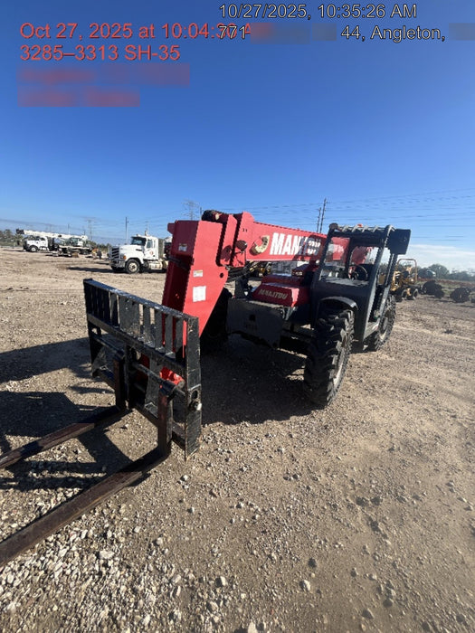 2018 Manitou MTA8044 MTA 8044 - 74 HP T4, Canopy, Worklights/Strobe, Beacon, 66" Carriage, 48" Forks, Solid Tires, Lift Hook, Aux Hydraulics