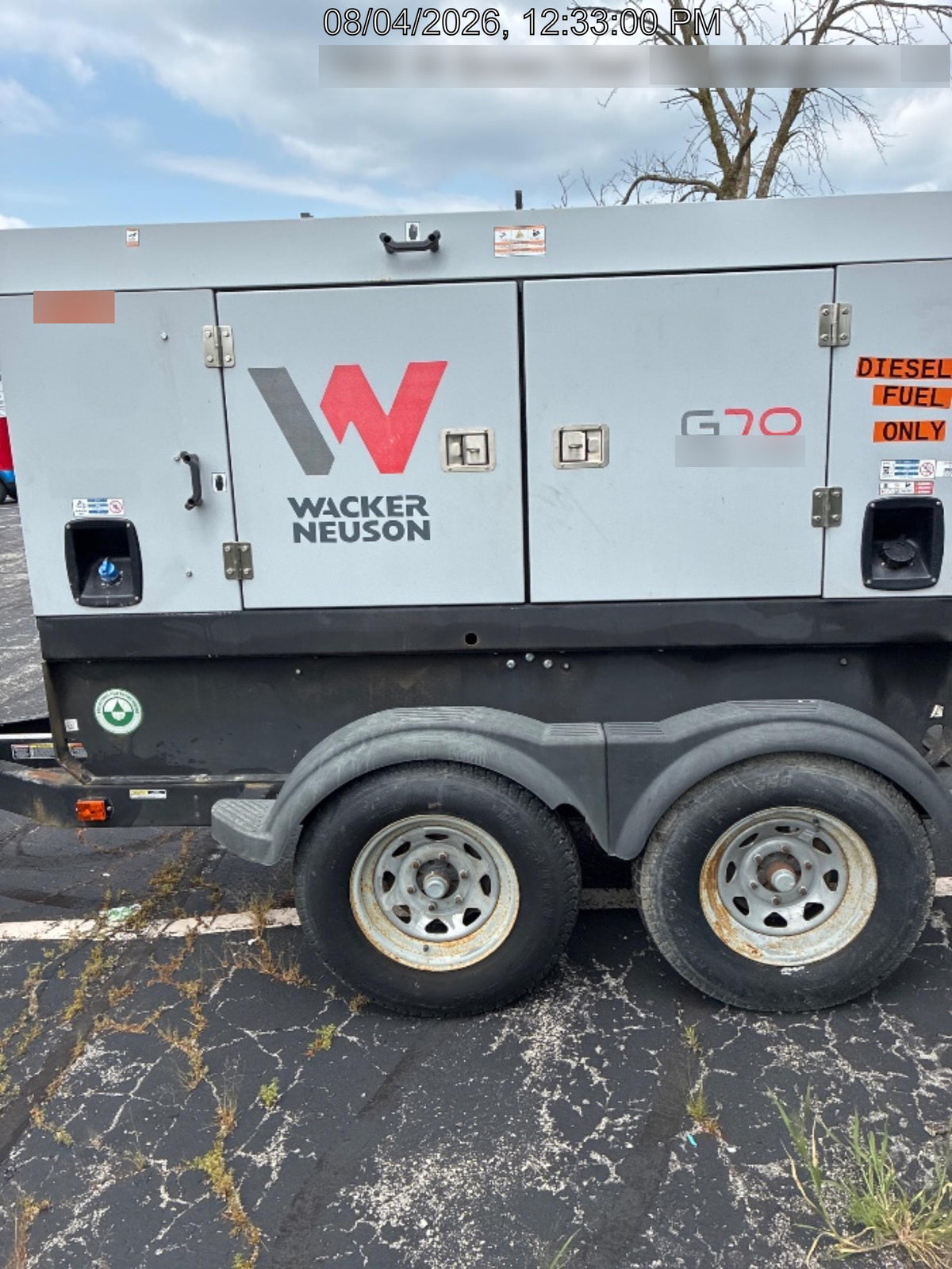 2020 WACKER NEUSON G70