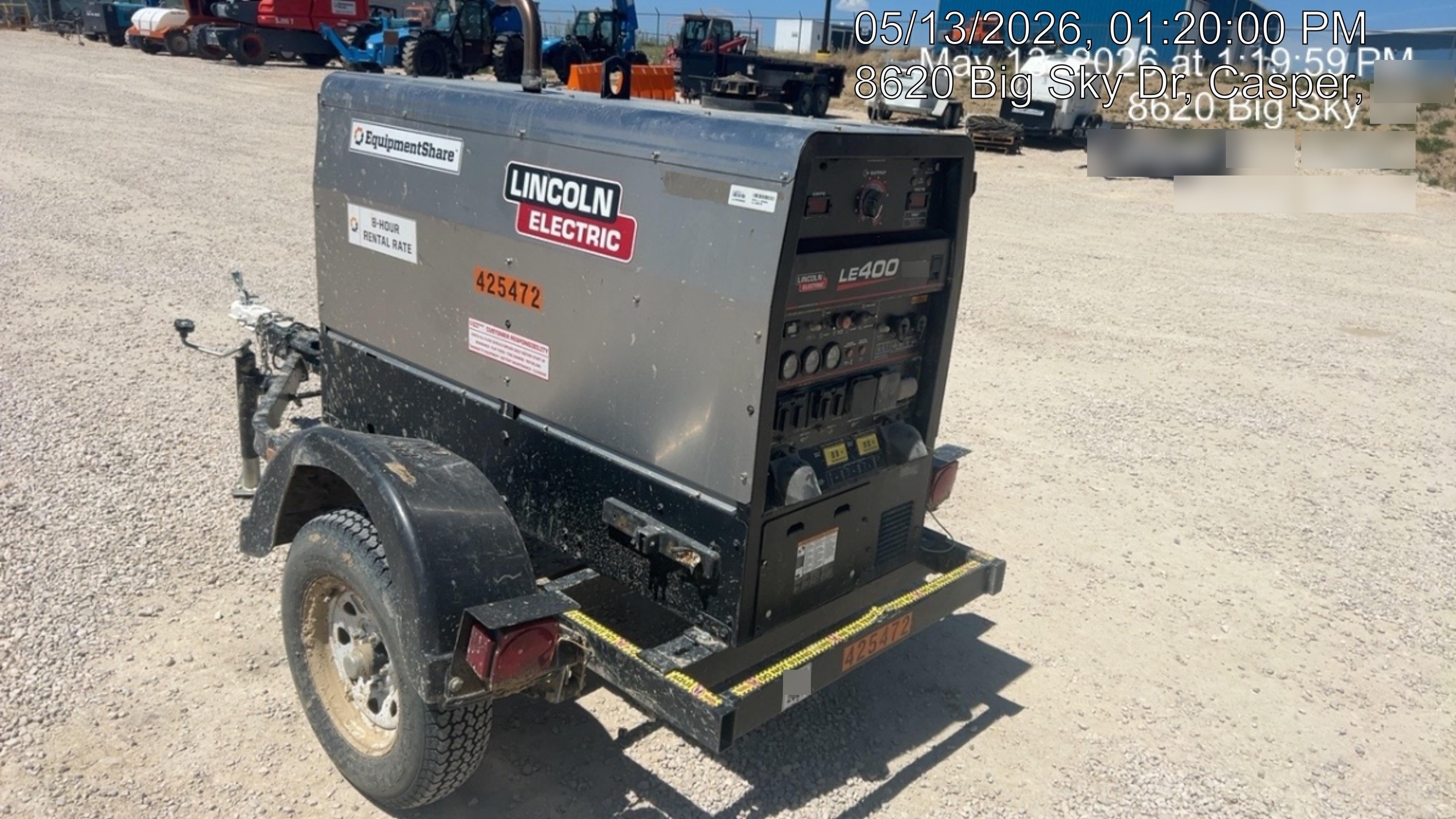 2024 Lincoln Electric LE400 Kubota V1505, Trlr, Cable Rack, Light Kit, ES Decals, T3