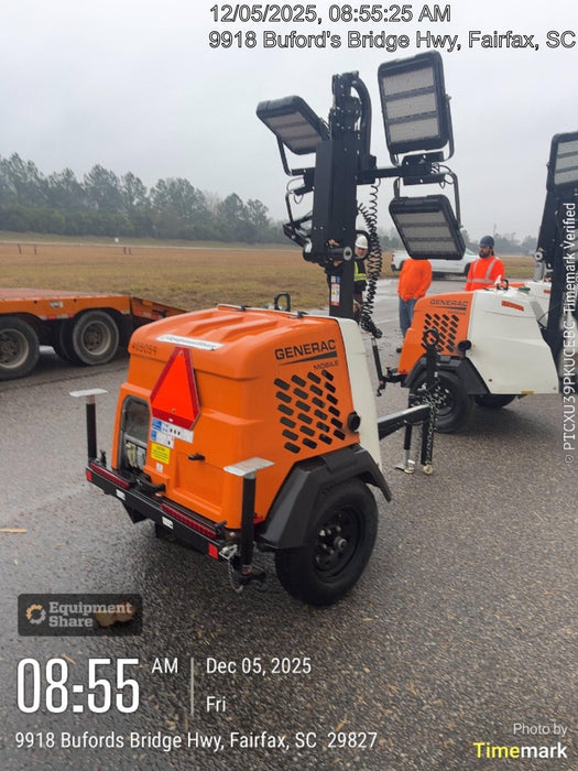 2024 Generac MLT6SKDS-STD4 ELEC WINCH Diesel, Electric Winch Mast, Powerzone Controller, (4) 320W LED Lights, 4kW Generator, 39.9 Gal Fuel Tank, 2" Ball, T3