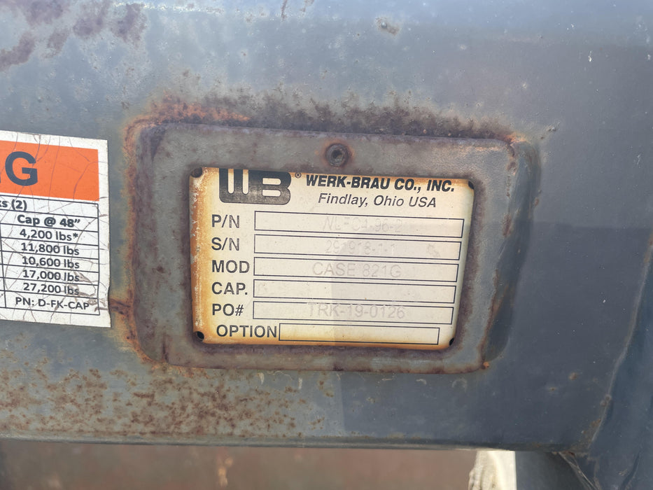 2019 WERK-BRAU 96" Loader Fork Carriage - Werk-Brau