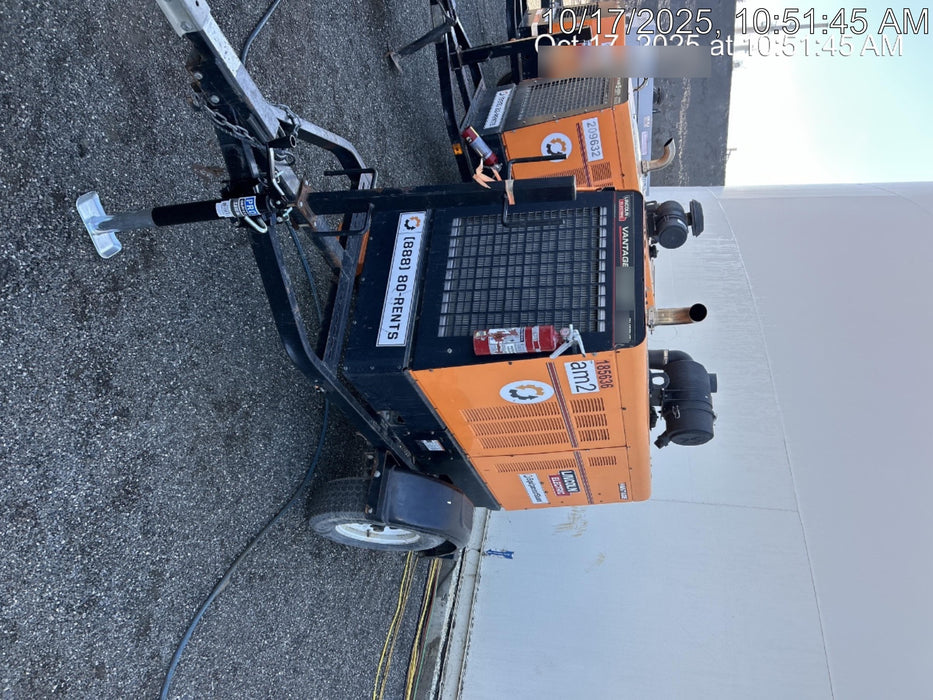 2021 Lincoln Electric Vantage 549X Ready Pak 3, ORANGE (includes trailer, cable rack, fender light kit)