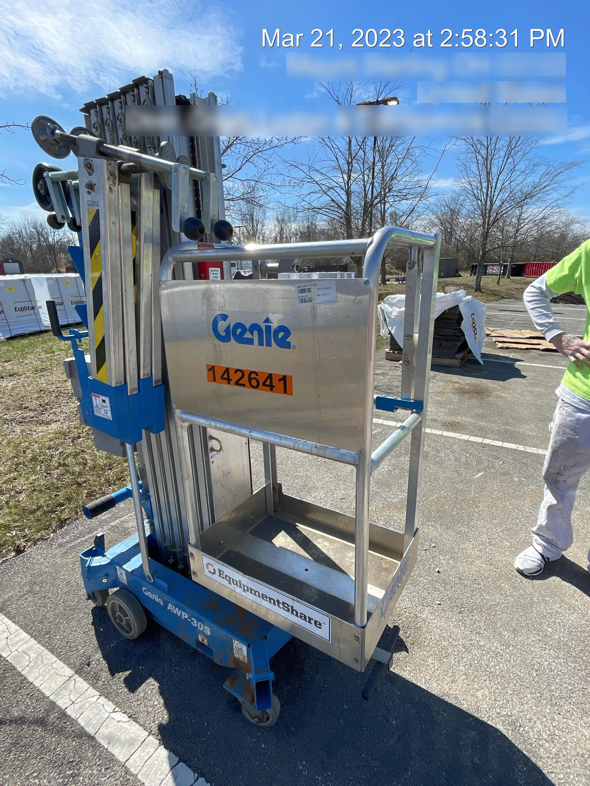 2021 GENIE AWP-30S DC