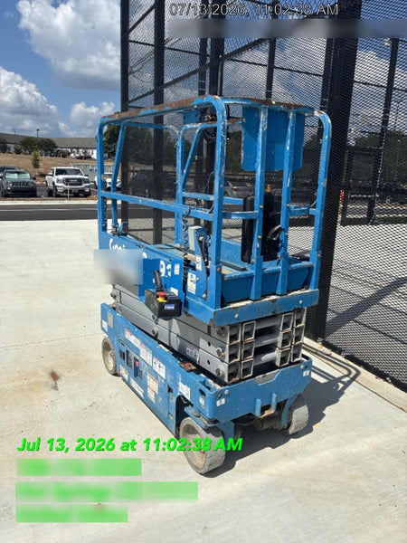 2018 Genie GS-1930 Genie GS-1930 w/Fixed Rail, Chain Entry