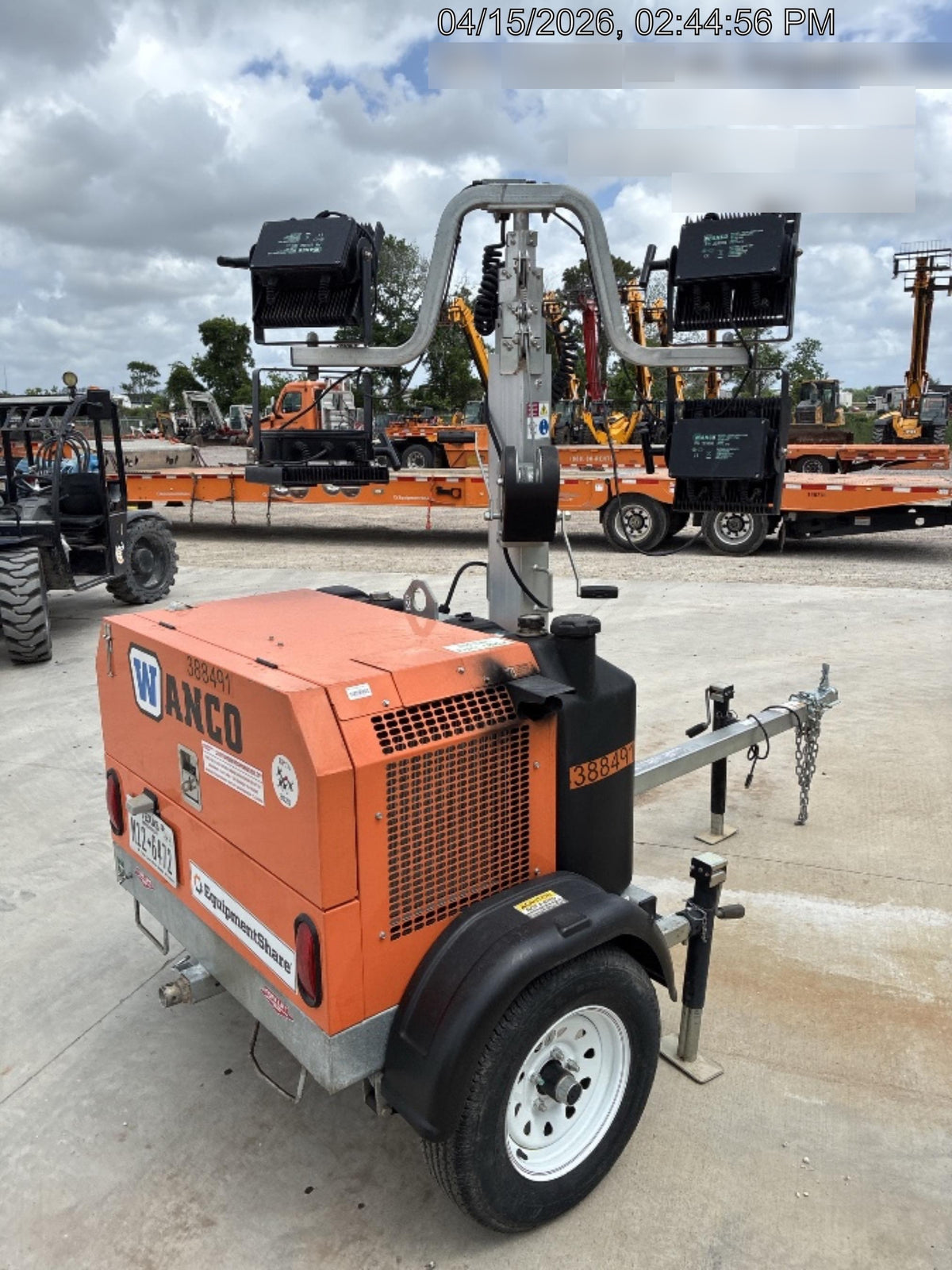 2024 Wanco WLTT-4MM4K Diesel, Deep Sea Controller, Shore Power Plug, Auto Start, (4) 350W LED Floodlights, 4kW Generator, 60 Gal Fuel Tank, 2" Ball, T3
