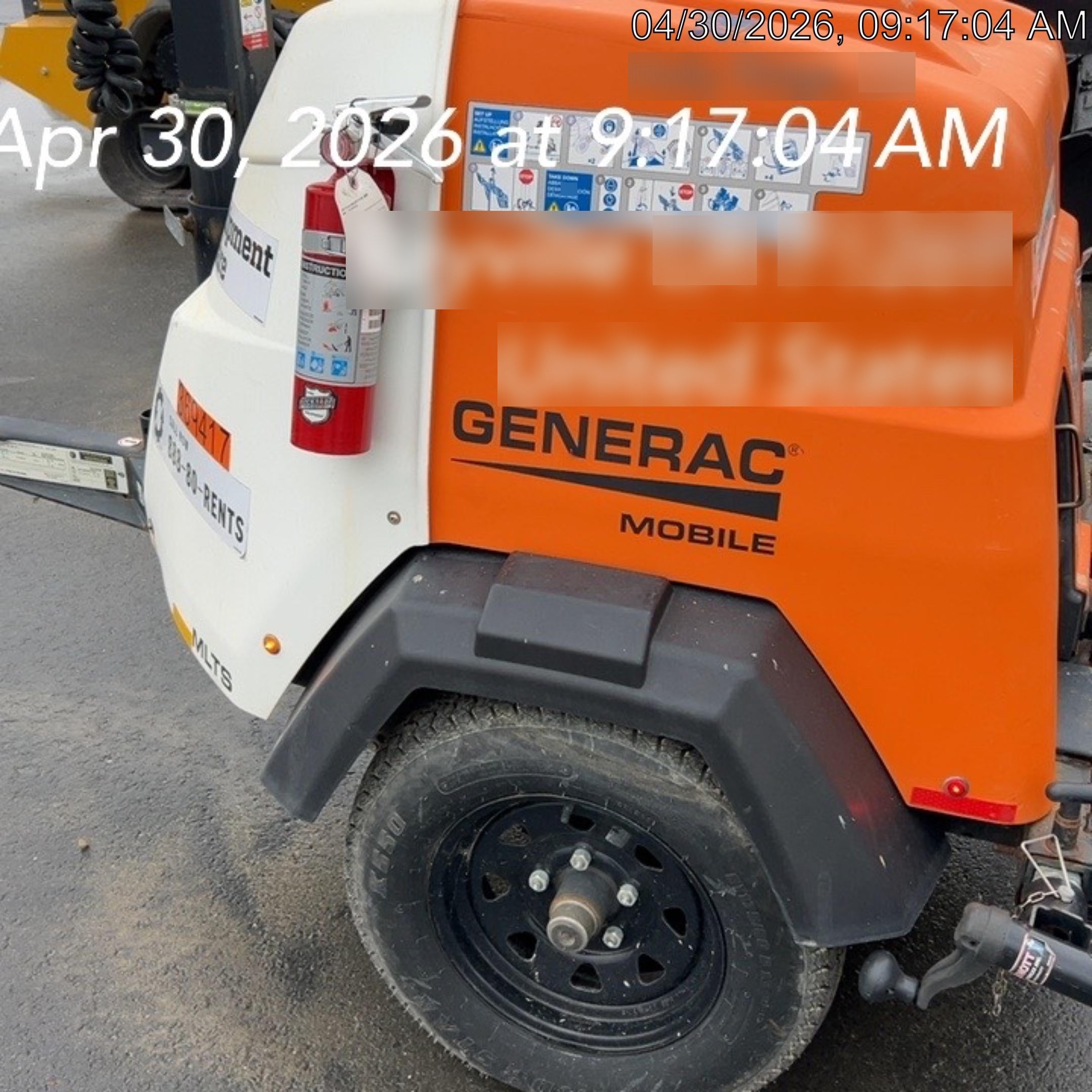 2023 Generac MLT2 Diesel, Flex Switch 120V Input, Powerzone Controller, 
(4) 320W LED Lights, 4kW Generator, 39.9 Gal Fuel Tank, 2" Ball, T3