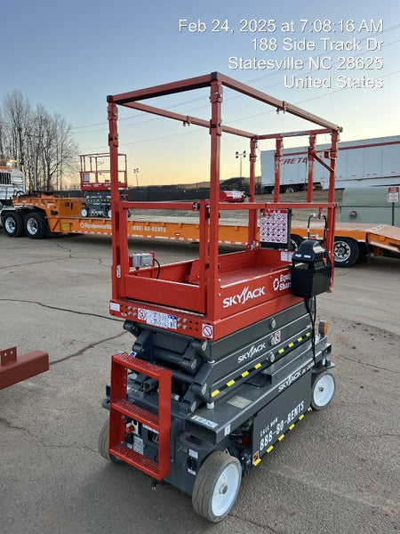2024 Skyjack SJ3219 Electric Drive, Sld NM Tires, DBcns, RFRails, Power to Platform, T3 + Access Control