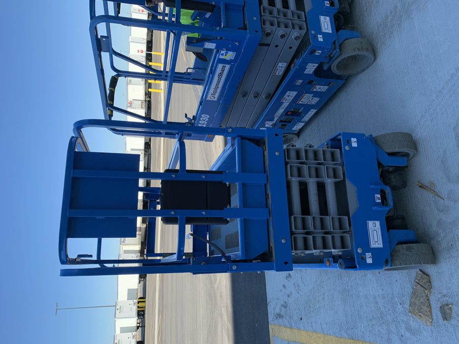 2020 Genie GS-1930 Solid Non Marking Tires, Beacon, Folding rails with half height swing gate