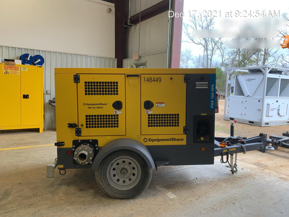 2021 ATLAS COPCO PAS 100 HF CS Enclosed