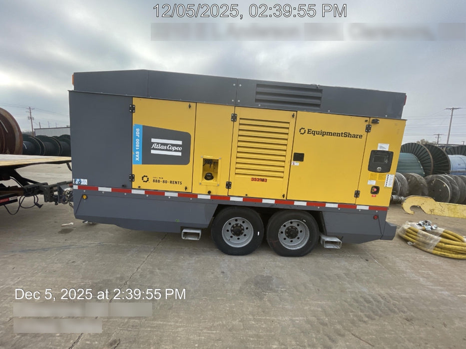 2023 ATLAS COPCO XAS 1800