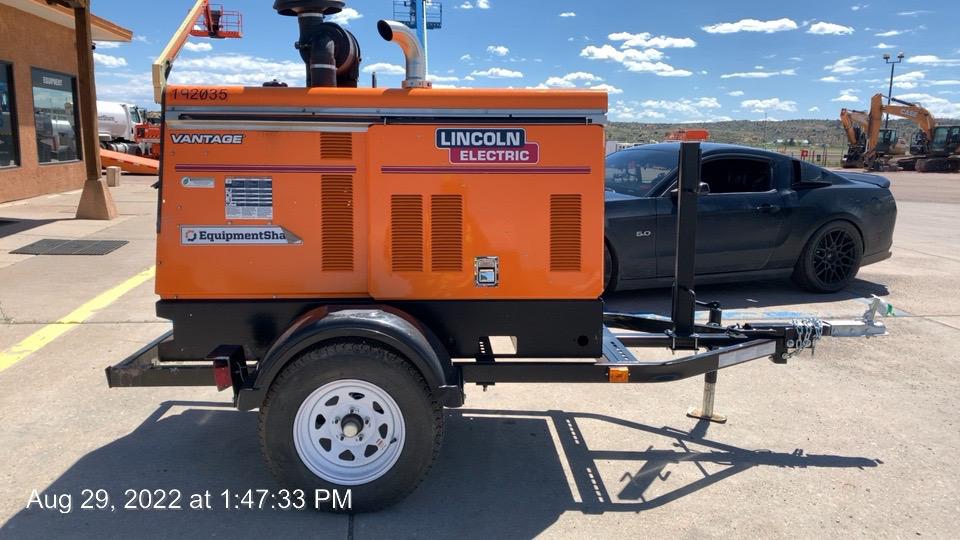 2021 Lincoln Electric Vantage 549X Ready Pak 3, ORANGE (includes trailer, cable rack, fender light kit)