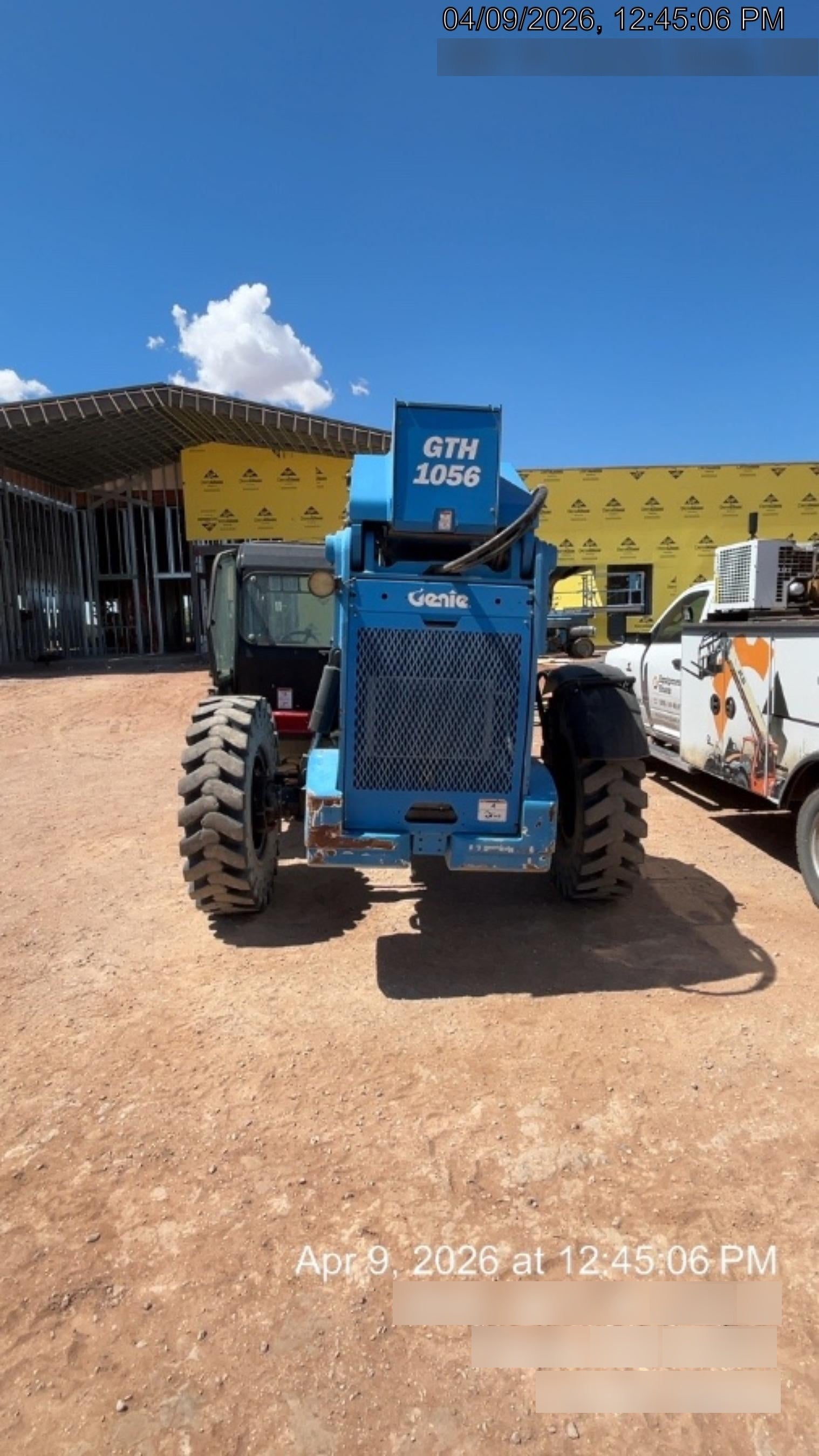 2018 Genie GTH-1056 Genie GTH-1056 w/CAB, Solid Tires, Work Lights, 60" carriage/forks, cab mesh, beacon