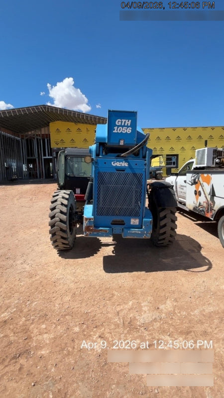 2018 Genie GTH-1056 Genie GTH-1056 w/CAB, Solid Tires, Work Lights, 60" carriage/forks, cab mesh, beacon