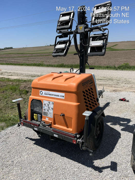 2023 Generac MLT2 Diesel, Flex Switch 120V Input, Powerzone Controller, (4) 320W LED Lights, 4kW Generator, 39.9 Gal Fuel Tank, 2" Ball, T3