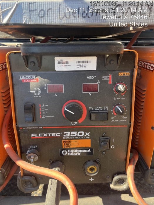 2025 LINCOLN ELECTRIC FLEXTEC 350X