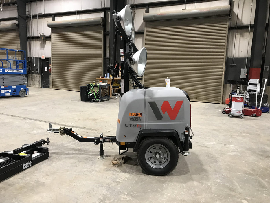 2019 Wacker Neuson LTV6L-MH Wacker Neuson LTV6L Mobile Light Tower w/Fuel Level Sensor Installed