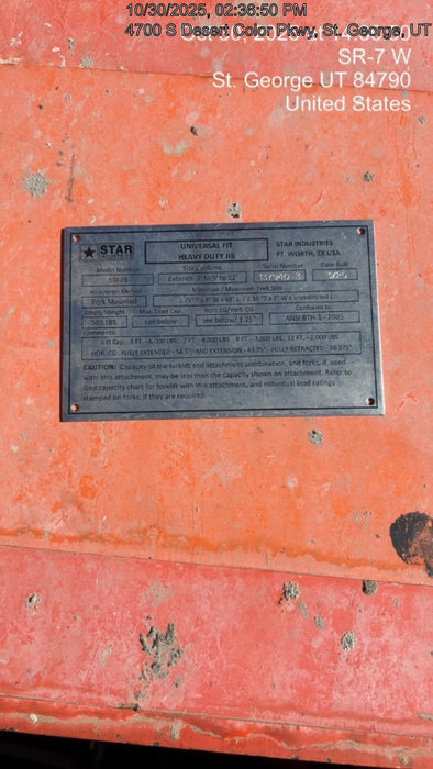 2025 STAR INDUSTRIES M1360B - Star JIB Boom