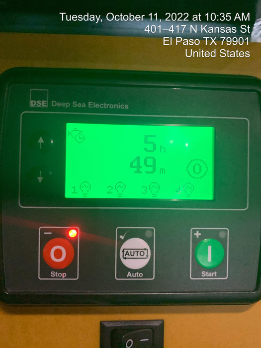 2022 Allmand NLV3GR (4) LED Light Fixture 350W, 23' Vertical Mast, 3kW Prime, Towable, ES Decals, T3