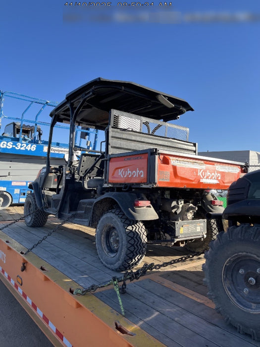 2022 Kubota RTV-X1140W-H Plastic Canopy, Windshield Acrylic Clear, LED Strobe Light, Wire Harness Kit, Back up Alarm