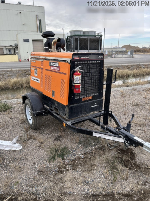 2021 Lincoln Electric Vantage 549X Ready Pak 3, ORANGE (includes trailer, cable rack, fender light kit)