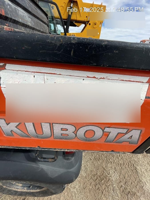 Kubota RTV-X1140W-H 4wd Utility Cart, LED Strobe, Windshield Tempered Glass, Pastic Canopy, Wire Harness Kit, Backup Alarm