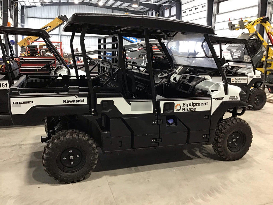2019 Kawasaki MULE PRO-DX Kawasaki Mule 4x4 Diesel UTV w/Hard Top, Windshield, Beacon, Backup Alarm, ES Keypad/Hardware Installed
