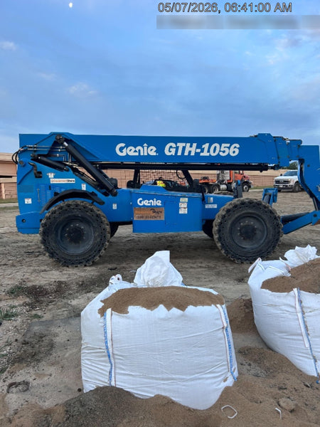 2018 Genie GTH-1056 Genie GTH-1056 w/Open ROPS, FF Tires, Work Light/Beacon, 60" Carriage and Forks