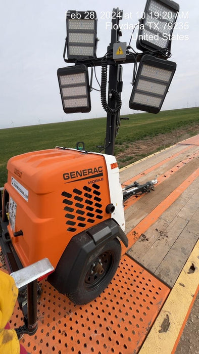 2023 Generac MLT2 Diesel, Flex Switch 120V Input, Powerzone Controller, (4) 320W LED Lights, 4kW Generator, 39.9 Gal Fuel Tank, 2" Ball, T3