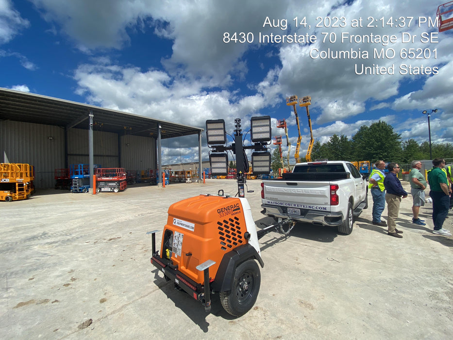 2023 Generac MLT2 Diesel, Flex Switch 120V Input, Powerzone Controller, (4) 320W LED Lights, 4kW Generator, 39.9 Gal Fuel Tank, 2" Ball, T3