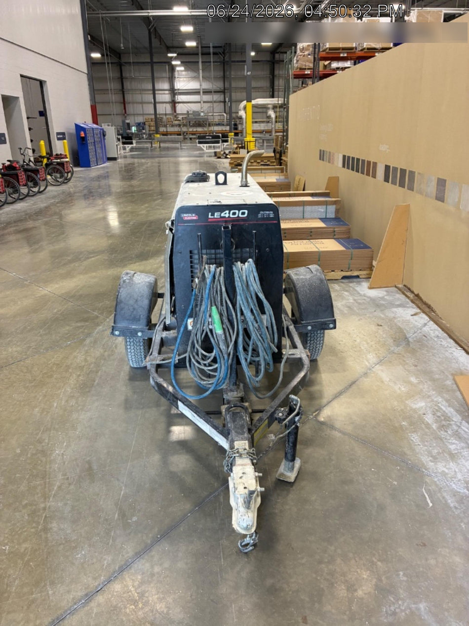2024 Lincoln Electric LE400 Kubota V1505, Trlr, Cable Rack, Light Kit, ES Decals, T3