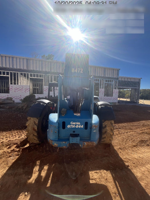 2018 Genie GTH-844 Genie GTH-844D w/Open ROPS, Solid Tires, Work Light/Beacon, 60" Carriage and Forks