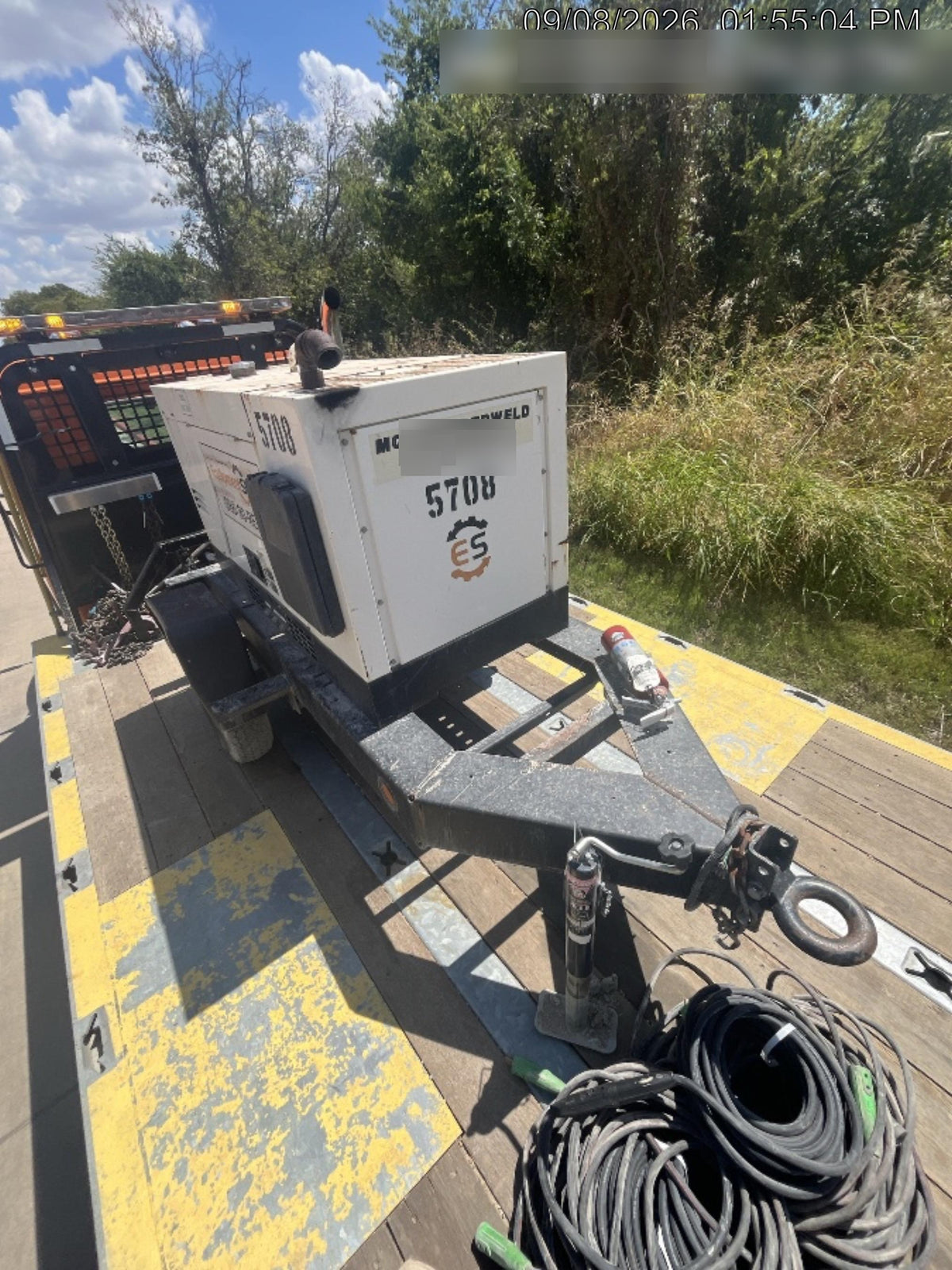 2017 Multiquip DLW400ESA4 MultiQuip 400 amp Welder, 14kW, 120/240V, T4F Kubota + 100' welding cable set