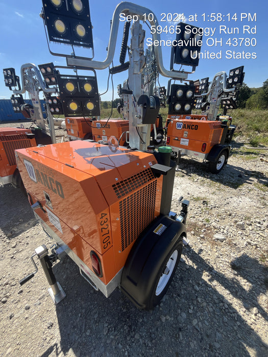 2024 Wanco WLTT-4MM4K Diesel, Deep Sea Controller, Shore Power Plug, Auto Start, (4) 350W LED Floodlights, 4kW Generator, 60 Gal Fuel Tank, 2" Ball, T3