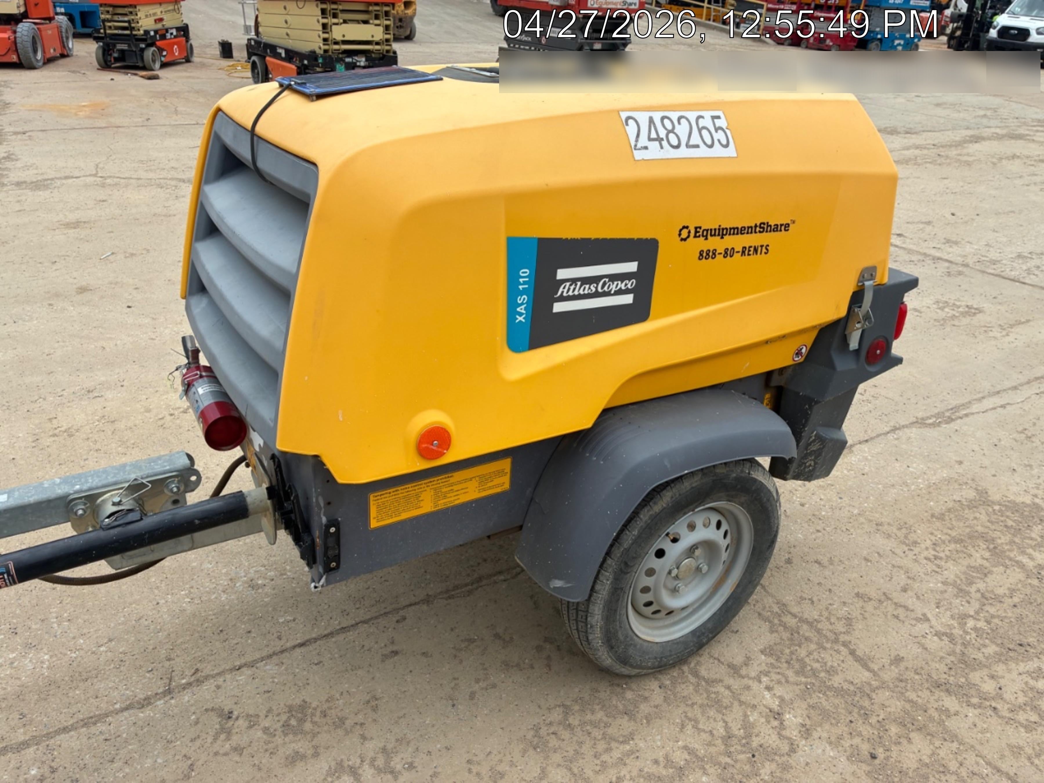 2022 ATLAS COPCO XAS 110