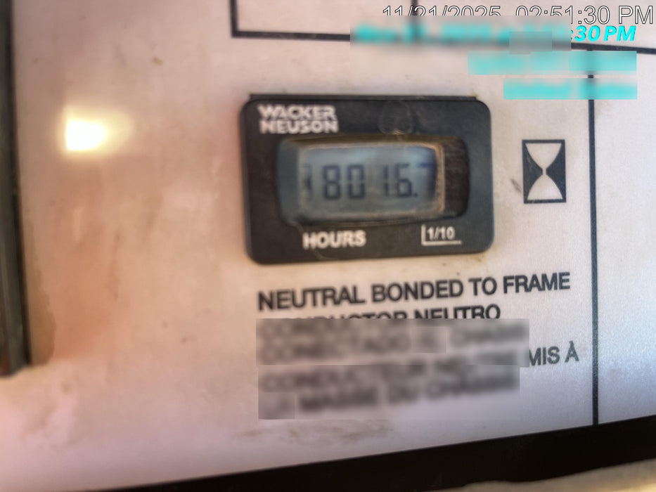 2018 Wacker Neuson LTV6L-MH Wacker Neuson LTV6L Mobile Light Tower w/Fuel Level Sensor Installed