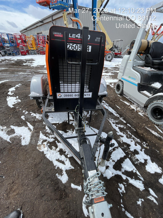 2022 Lincoln Electric LE400 Kubota V1505, Trlr, Cable Rack, Light Kit, ES Decals, T3